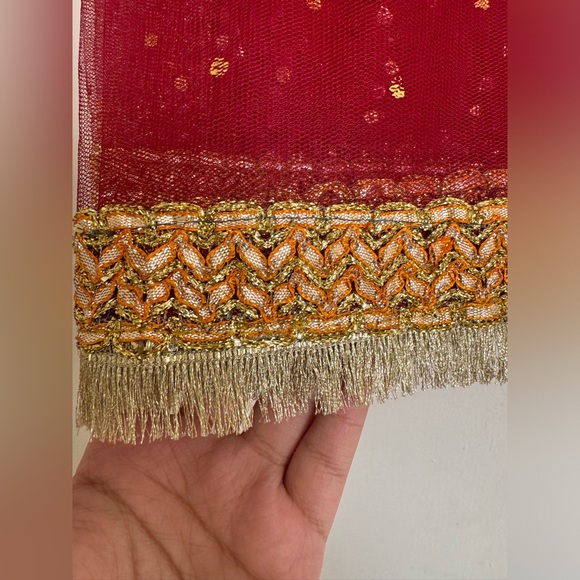 Fancy net dupatta - Picture 5 of 6